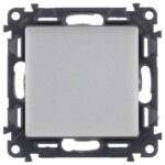 Выключатель Legrand Valena Life одноклавишный встраиваемый алюминий (752601)