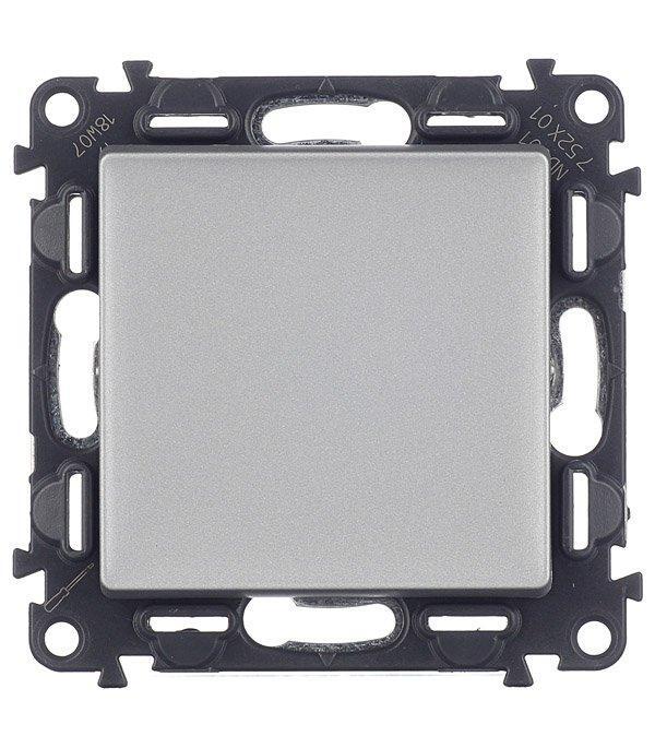 original-24313.jpg Выключатель Legrand Valena Life одноклавишный встраиваемый алюминий (752601) — изображение 1