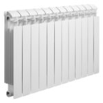 Радиатор биметаллический Global Style Plus 500 мм 12 секций 1" боковое подключение белый