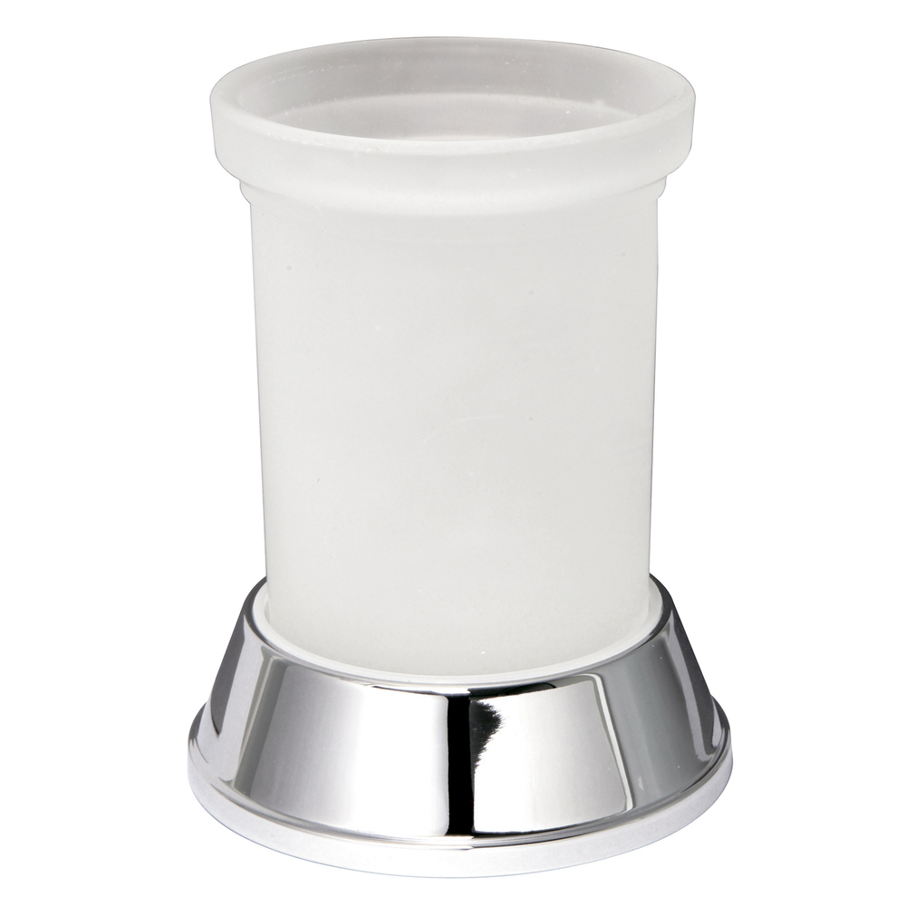 original-24359.jpg Стакан для ванной WasserKraft Donau настольный стекло матовый/металл хром (K-2428) — изображение 1