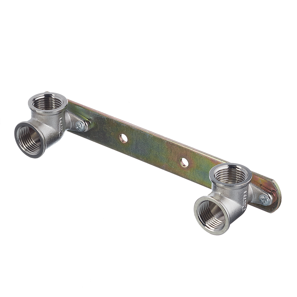 original-24375.jpg Водорозетка 1/2 ВР(г) х 1/2 ВР(г) на планке латунная — изображение 1