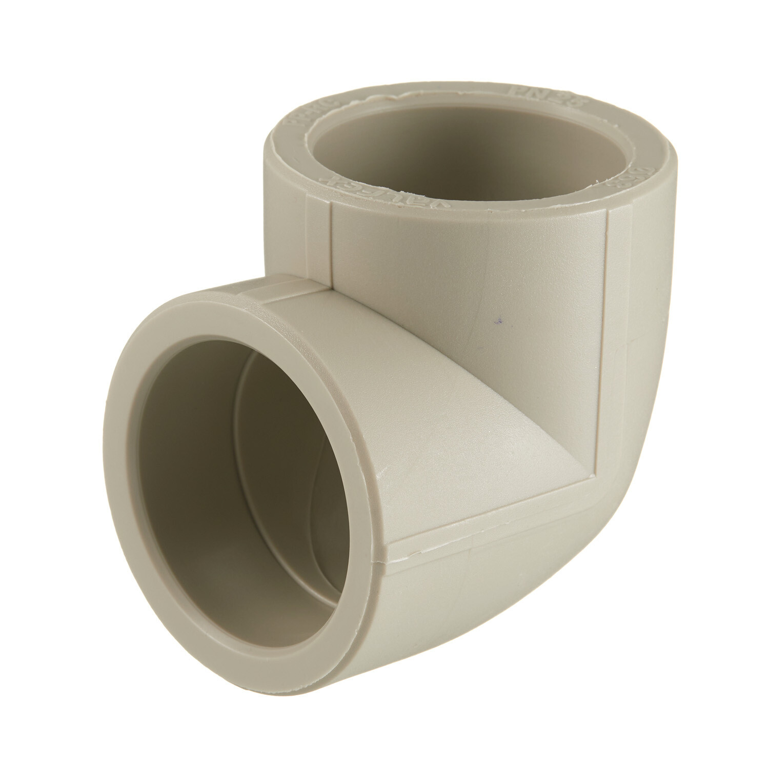 original-24383.jpg Угол полипропиленовый Valfex 63 мм 90° серый (10108063Г) — изображение 1