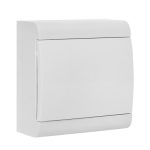Щит распределительный навесной EKF SlimBox PROxima ЩРН-П-8 пластиковый IP41 198х191х94 мм 8 модулей белая дверь