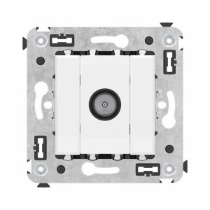 Розетка телевизионная DKC Avanti встраиваемая белая (5323688)