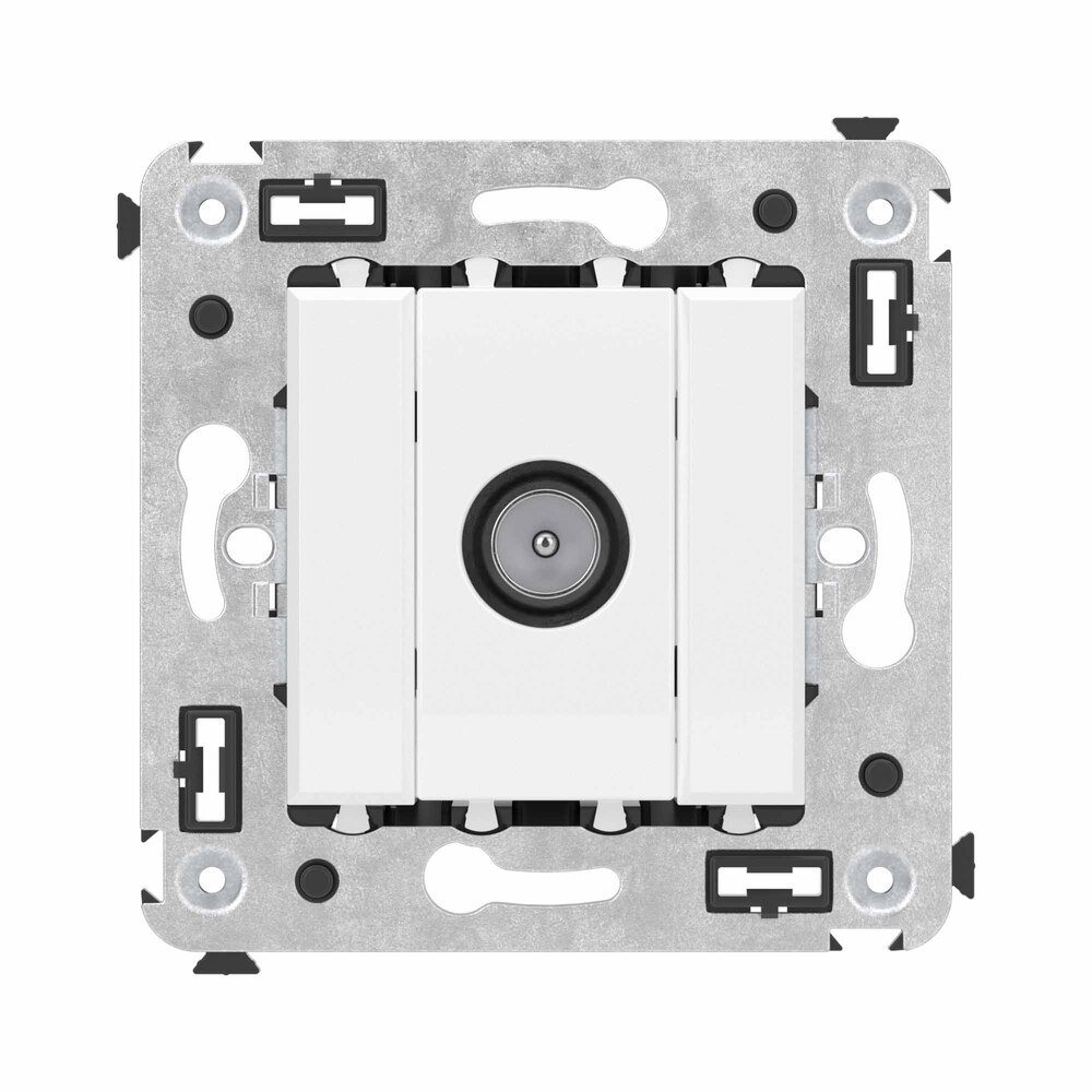 original-24601.jpg Розетка телевизионная DKC Avanti встраиваемая белая (5323688) — изображение 1