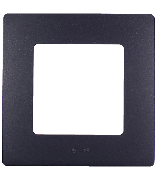 original-24607.jpg Рамка Legrand Etika одноместная антрацит (672581) — изображение 1
