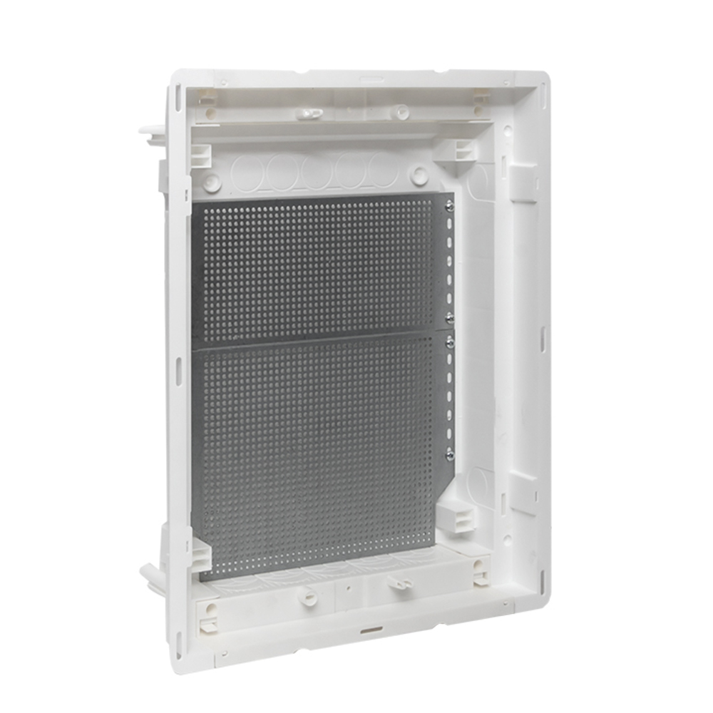 original-24626.jpg Основание слаботочного щита EKF PROxima Nova пластиковое IP40 305х87х398 мм 28 модулей 2 габарит с монтажной платой — изображение 1