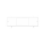 Экран для ванны фронтальный Метакам Монолит-М ПВХ 170х57 см белый раздвижной (19562)