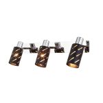 Спот настенный Eurosvet Fente E14 120 Вт 8 кв.м черный/хром IP20 (a050201)