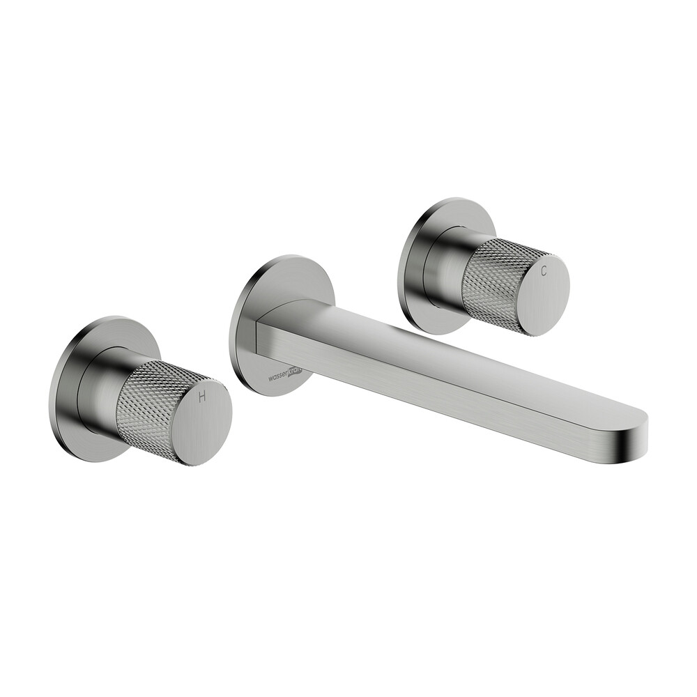 original-24711.jpg Смеситель для раковины встраиваемый WasserKraft Tauber никель двухвентильный (6445) — изображение 1