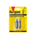 Батарейка Navigator АА пальчиковая LR6 1,5 В (2 шт.)