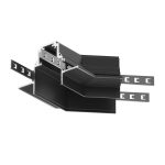 Коннектор для магнитного шинопровода L-образный Maytoni Technical Gravity черный (TRA010CLO-42B)