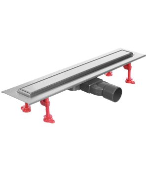 Лоток душевой Wirquin Слим с сухим затвором 500 мм решетка из нержавеющей стали (30724165)