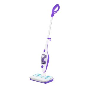 Швабра паровая Kitfort КТ-1050 бело-фиолетовая