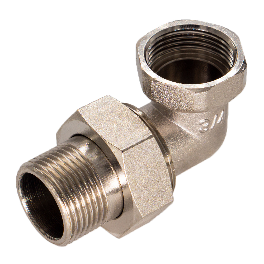 original-25028.jpg Американка угловая CTM 1 ВР(г) х 1 НР(ш) латунная (CRAE0001) — изображение 1