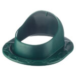 Проходной элемент Поливент для готовой кровли из гибкой черепицы зеленый RAL 6020