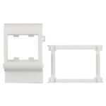 Рамка для кабель-канала 100х40/60/80 мм DKC Viva белая 2 модуля (10053)