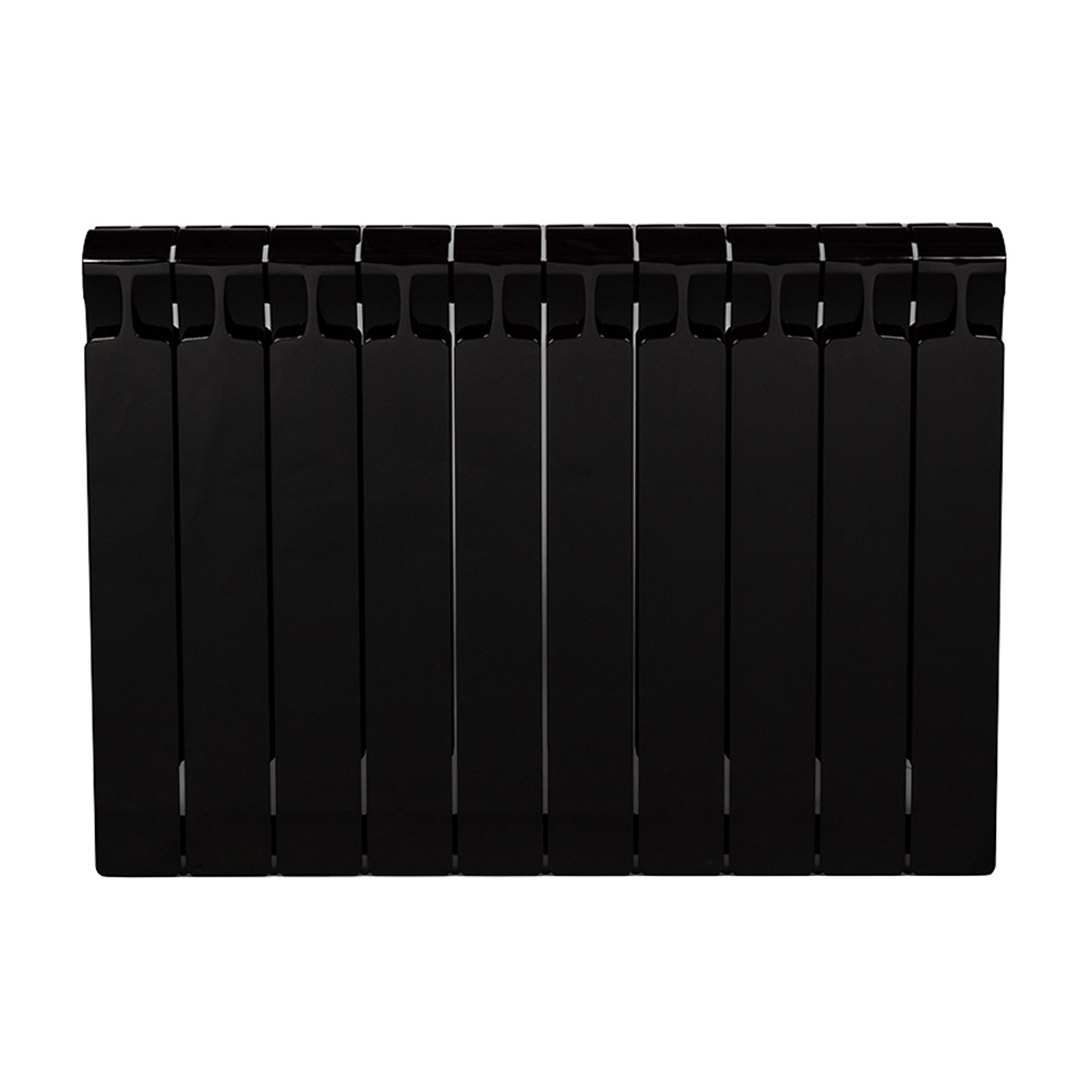 original-25158.jpg Радиатор биметаллический Rifar Monolit 500 мм 10 секций 3/4 боковое подключение антрацит — изображение 1