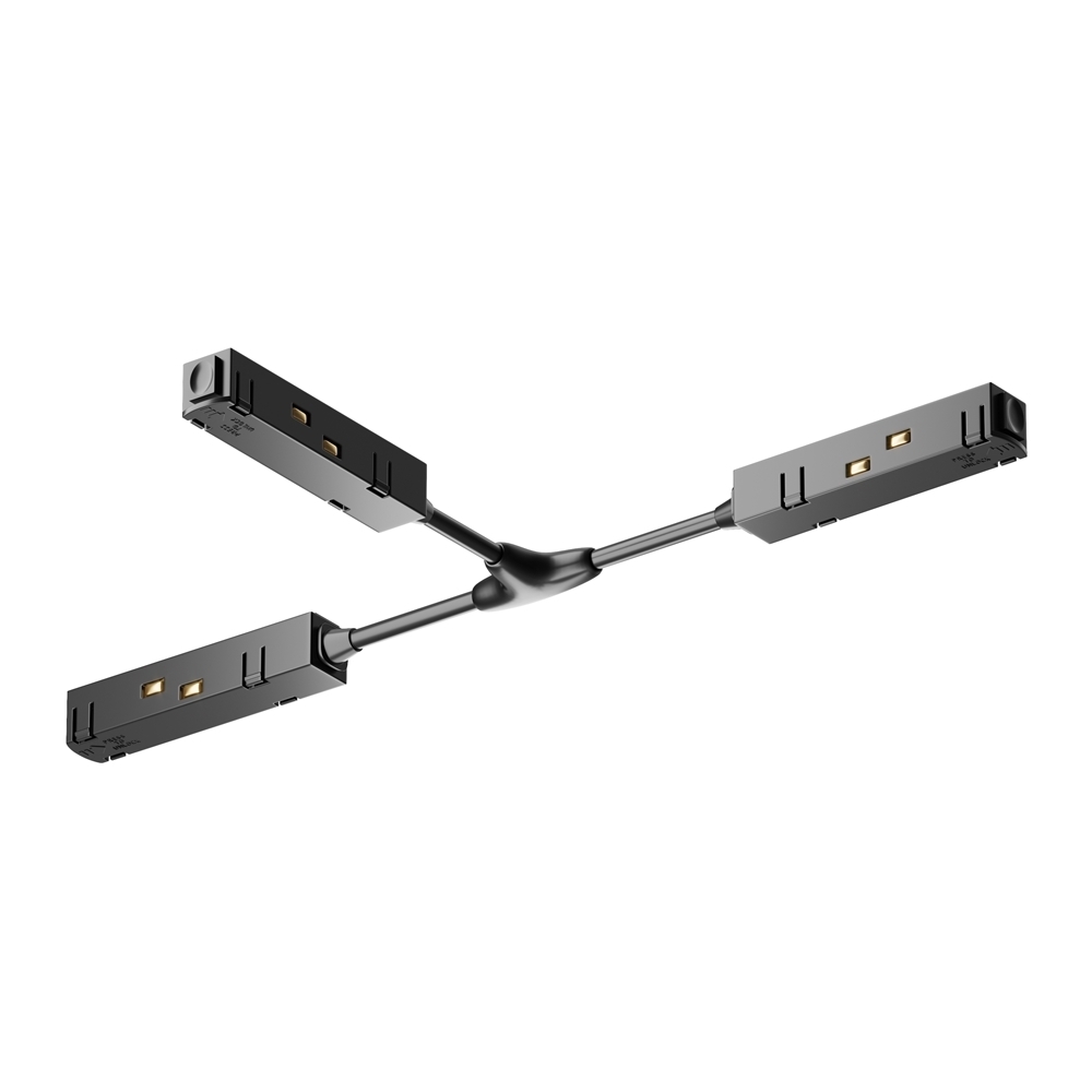 original-25184.jpg Коннектор для магнитного шинопровода Т-образный Maytoni Technical Gravity черный (TRA004CWT-22B) — изображение 1