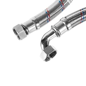 Подводка гибкая для воды угловая ТР-сантехника Гигант 1 ВР(г) х 1 ВР(г) 100 см (26410)