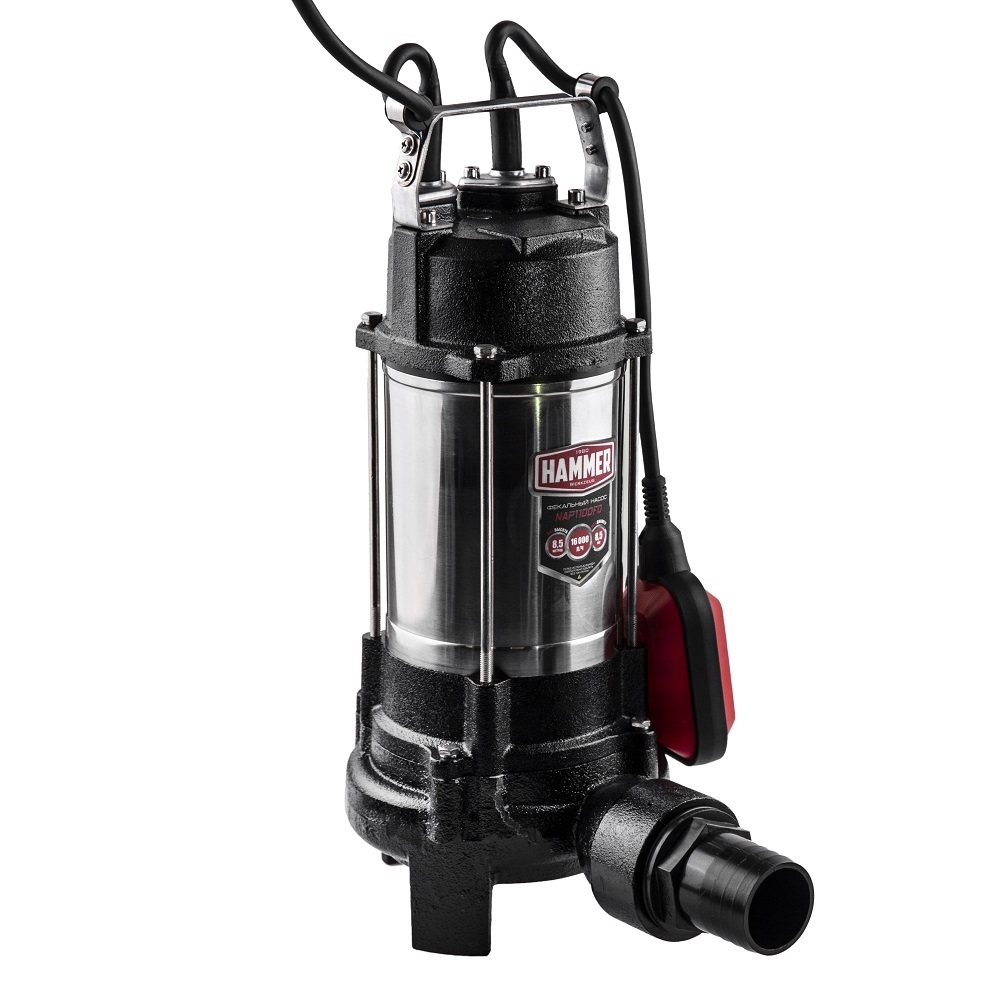 original-25195.jpg Насос фекальный Hammer NAP1100FD (641202) для грязной воды 266 л/мин — изображение 1