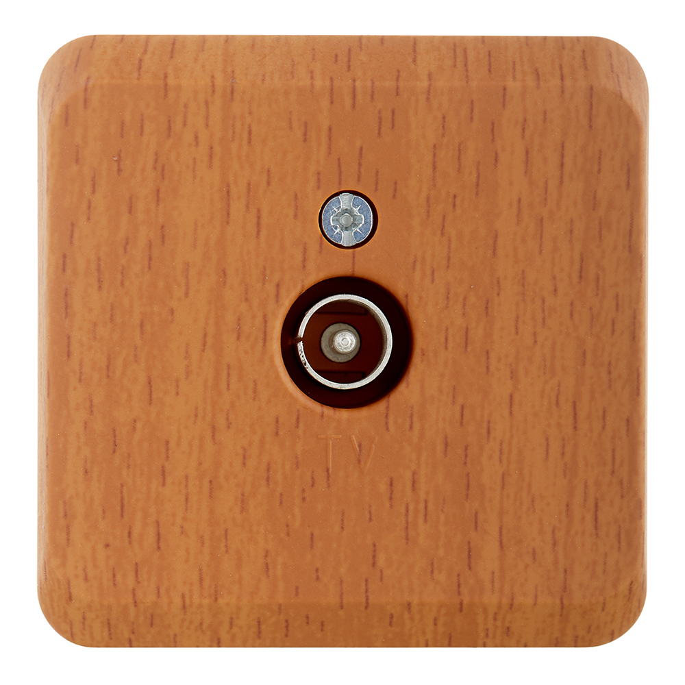 original-25260.jpg Розетка телевизионная Systeme Electric Этюд накладная бук (TVA-002T) — изображение 1