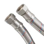 Подводка гибкая для воды СТМ 1/2 ВР(г) х 1/2 ВР(г) 150 см (CWGGF150)