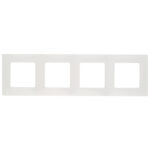 Рамка Legrand Etika четырехместная белая (672504)