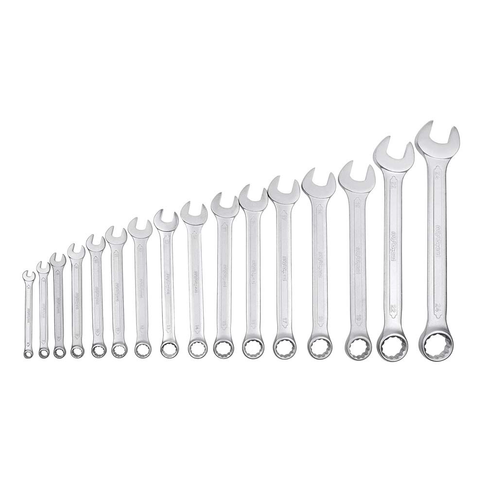 original-25547.jpg Набор гаечных ключей комбинированных AV Steel 6-24 мм (AV-031216) (16 шт.) — изображение 1