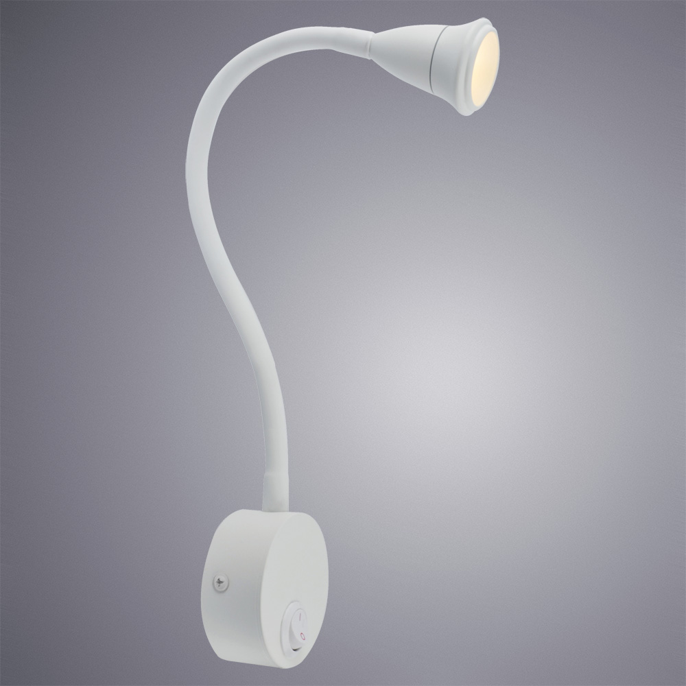 original-25583.jpg Бра Arte Lamp светодиодное 3 Вт 220 В белое 4000К IP20 (A7603AP-1WH) — изображение 1