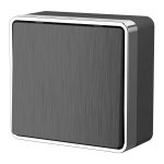 Выключатель Werkel Gallant одноклавишный накладной графит рифленый (a051341)