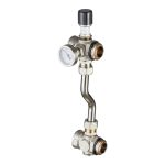 Байпас проходной Valtec 200 мм с термометрами (VT.0667T.0.0)