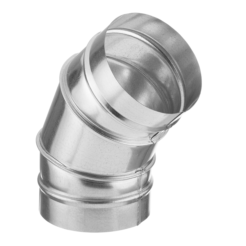 original-25709.jpg Отвод для круглых воздуховодов d100 мм на 45° оцинкованный — изображение 1