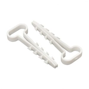 Дюбель-хомут для плоского кабеля PROxima 6-14 мм белый (100 шт.) (plc-cd1-6x14w)