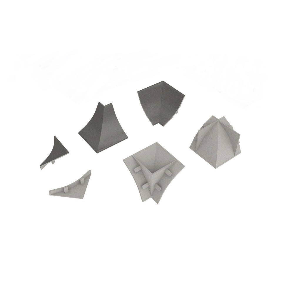 original-25841.jpg Комплект заглушек и уголков для плинтуса 56х30х7 мм оттава Korner — изображение 1