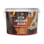 Лак акрилатный интерьерный Dufa Lacquer Aqua бесцветный 9 л матовый