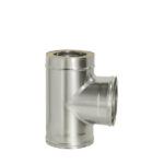 Тройник Дымок 90° х d115х200 мм с изоляцией AISI 439