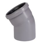 Отвод Ostendorf HTB d110 мм 30° пластиковый для внутренней канализации (115110)