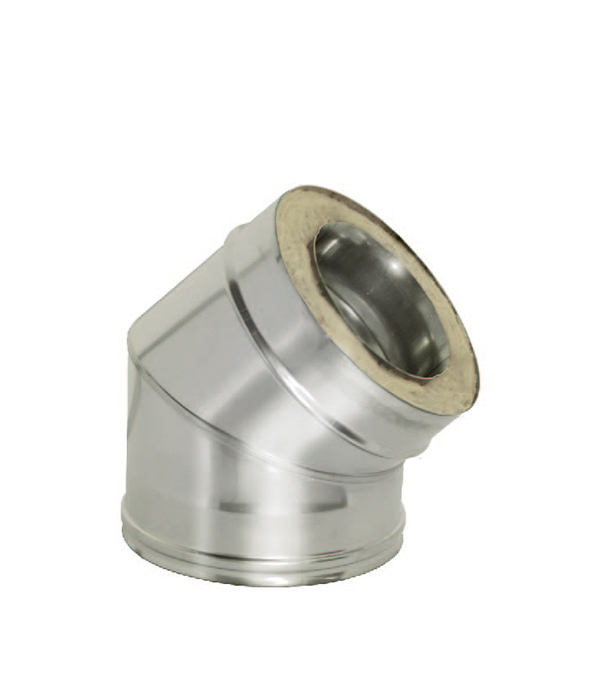 original-2610.jpg Отвод Дымок 45° х d150х230 мм с изоляцией AISI 439 — изображение 1