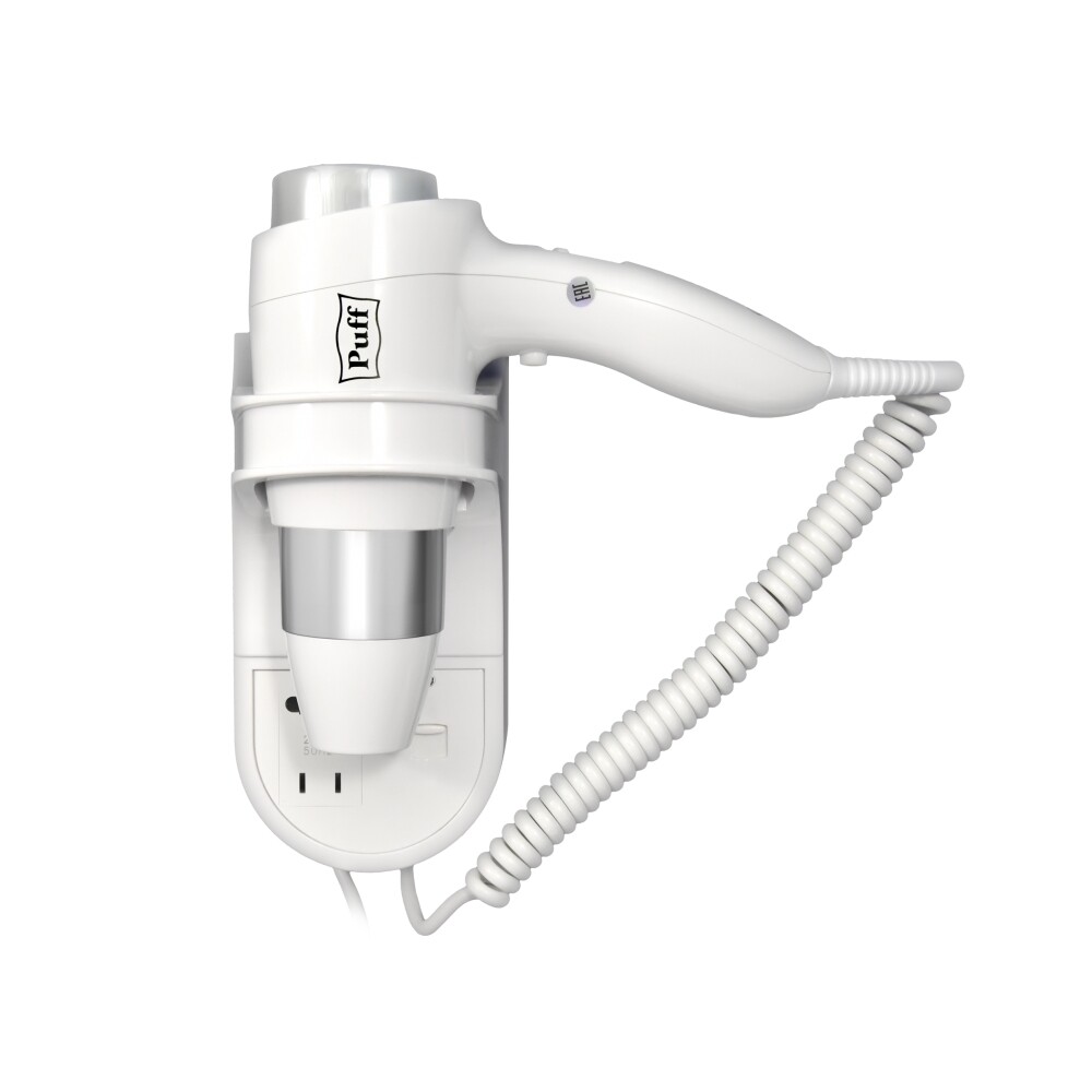 original-2613.jpg Фен для волос настенный Puff 1600В 1600 Вт белый — изображение 1