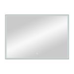 Зеркало с подсветкой прямоугольное 90х70 см в раме черной с сенсорным включением Continent Viseu (ЗЛП2420)