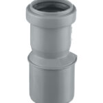 Переходник Ostendorf HTR d50х40 мм пластиковый эксцентрический для внутренней канализации (112710)