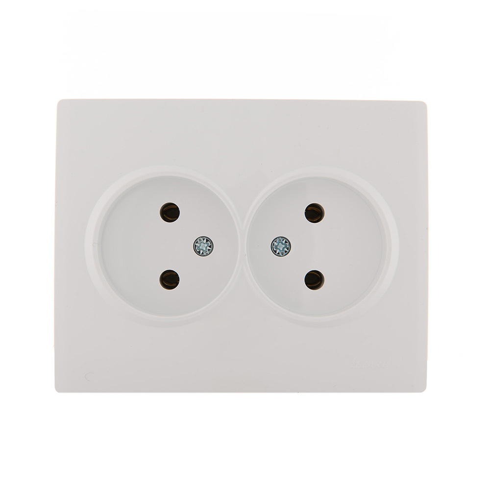 original-26302.jpg Розетка Lezard Karina встраиваемая белая (707-0200-128B) — изображение 1