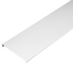 Рейка сплошная S-дизайн 3 м 150АS белая матовая