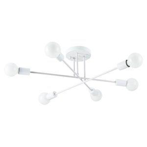 Люстра потолочная Arte Lamp Alastor E27 240 Вт 10 кв.м (A5435PL-6WH)