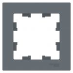 Рамка Systeme Electric AtlasDesign одноместная грифель (ATN000701)