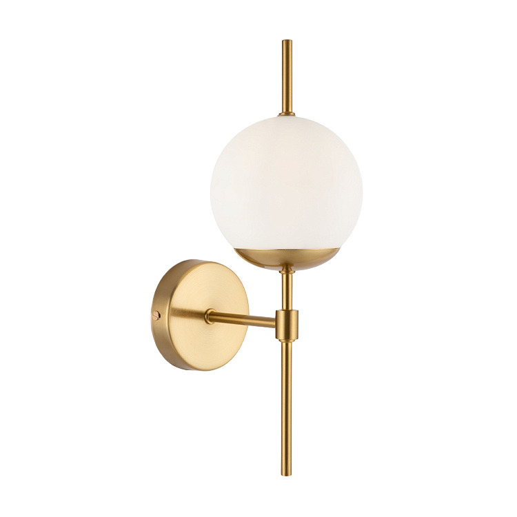 original-26494.jpg Бра Freya Damask Е27 60 Вт 220-240 В латунь IP20 (FR5205WL-01BS) — изображение 1