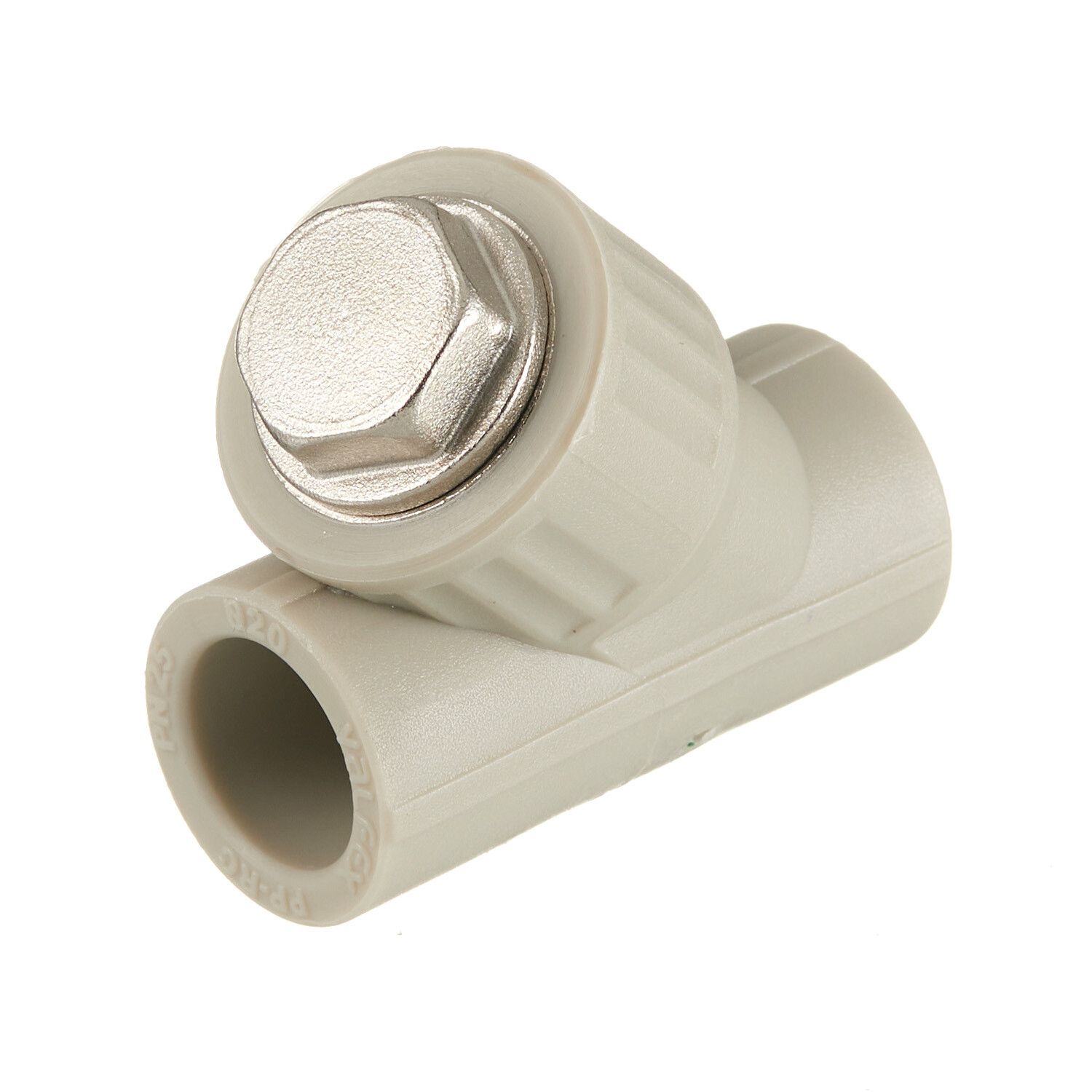 original-2652.jpg Фильтр полипропиленовый Valfex косой 20 мм В/В сетчатый серый (10141020Г) — изображение 1