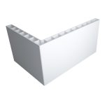 Наличник AquaDoor телескопический 70х100х2200 мм ПВХ белый прямой (1 шт.)