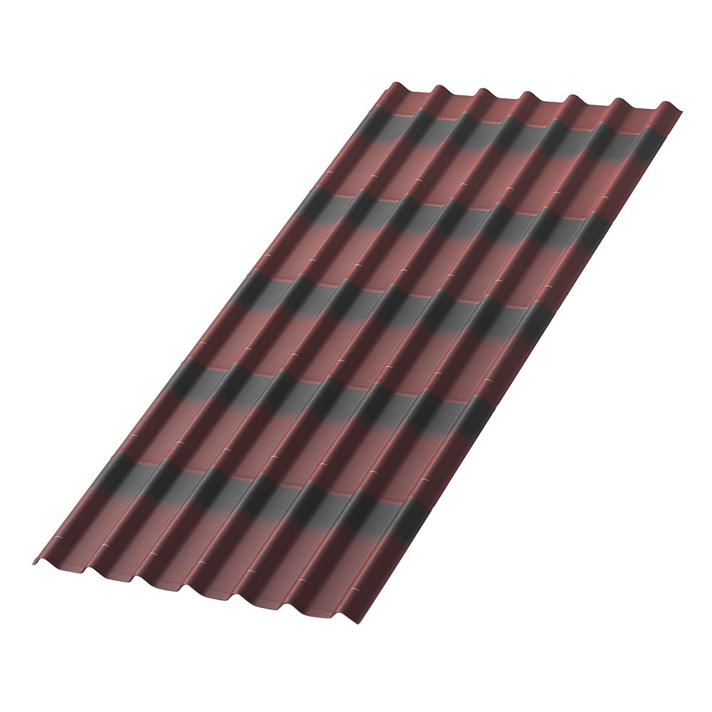 original-26562.jpg Лист волнистый Ондулин красная черепица 1,95х0,96 м 3,3 мм усиленный — изображение 1